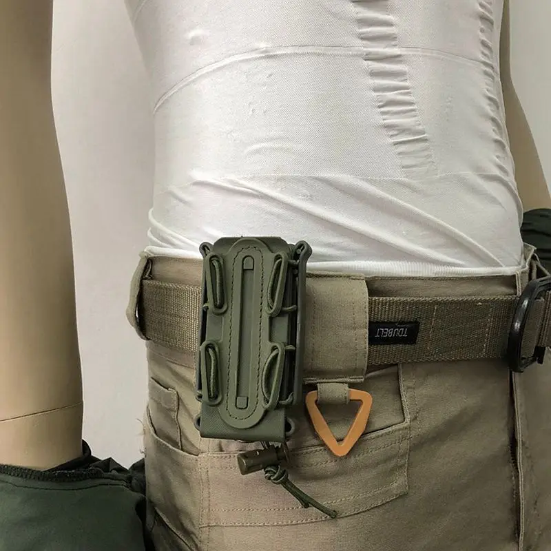 Sacchetti per riviste Soft Shell regolabili 9Mm Tactical Molle Magazine Pouch Clip da cintura sacchetto di plastica