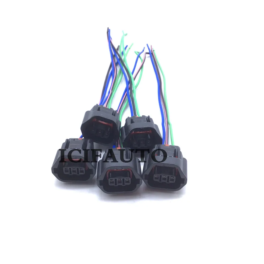 1/5/10 Pcs 3 Way Connector of Camshaft Position Sensor for Mazda 2 11-12 Protege 99-01 OE# ZJ0118230 / ZJ01-18-230 / J5T23281