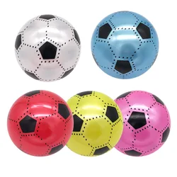 22CM Eco-Friendly Children Inflatable Toys Soccer Ball Solid Color Indoor And Outdoor Bouncing Balls Cartoon Kids Toy Wholesale