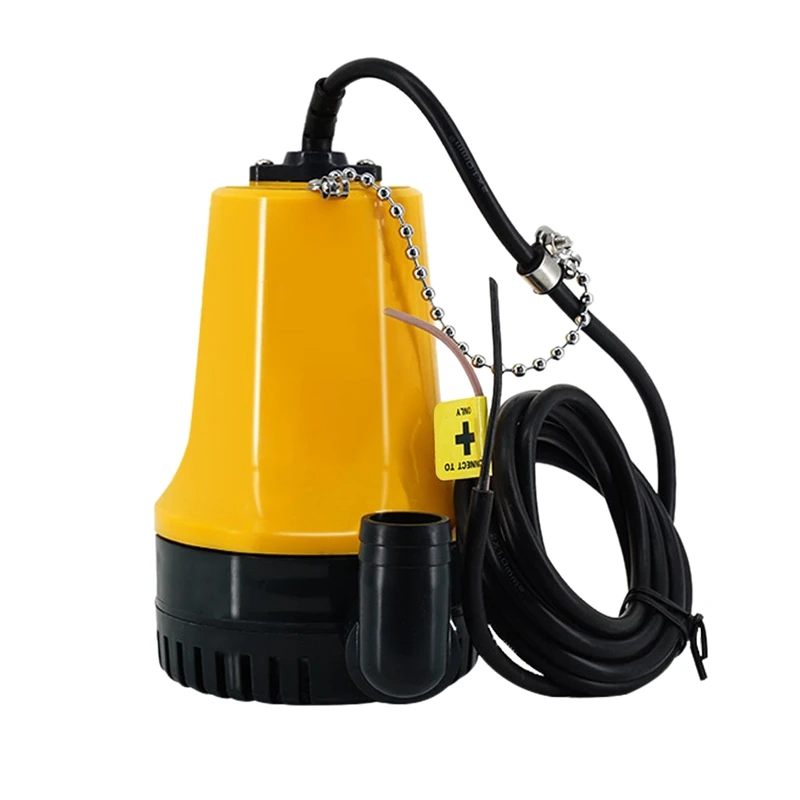 

WSFS Hot Bilge Pump, 12V Micro- Dc Immersible Submersible Agricultural Irrigation Portable Electric Water Removal Pump