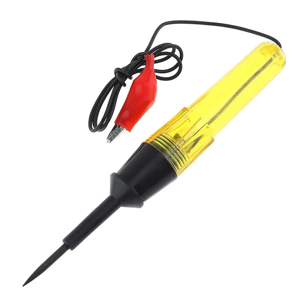 6V-24V Middle Size Voltage Circuit Tester Cars Test Volt Meter Long Probe Pen Light Bulb Automobile Maintenance Tools for Cars