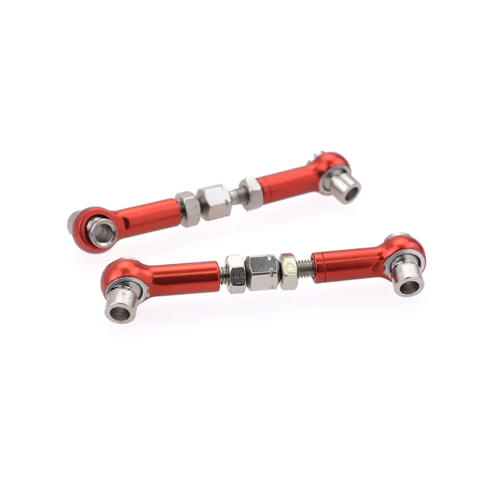 

2Pcs 47-57mm 102017 122017 Aluminum Alloy Metal Front / Rear Linkages Servos Link 02012 (10391) For HSP 94122 94123 Redcar HPI Z