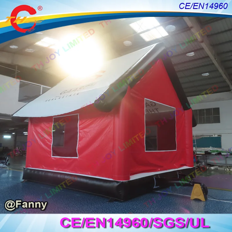 5x5m red Inflatable bounce house with roof Moonwalk  Bouncy castle Kids Jump Bouncer Castle,free air ship to door