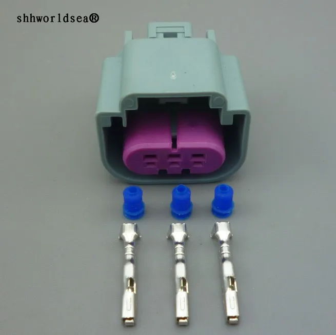worldgolden 3 Pin Auto Fuel Sensor Oil Level Sensor Plug  Automotive Connector For BMW