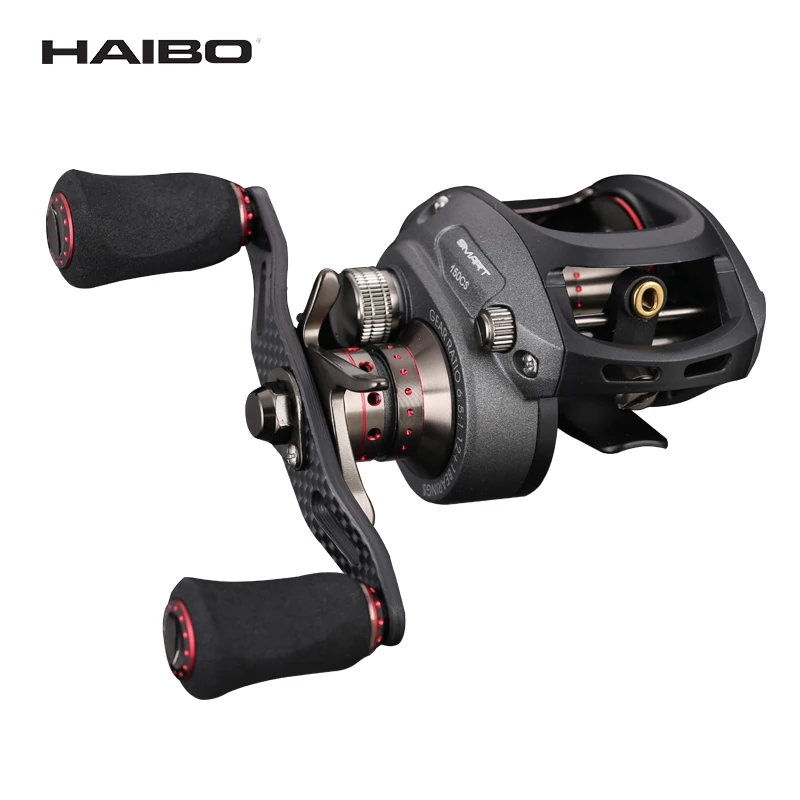 6.5:1 Baitcast Fishing Reel 13 Bearing Large Line Capacity Lightweight Left-handed Right-handed Bait Casting Fishing Wheel Pesca