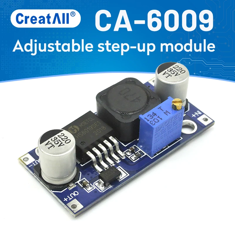10pcs/lot Adjustable POWER MODULE xl6009 DC-DC Buck Regulator Converter Reduced Voltage Regulator Power Module