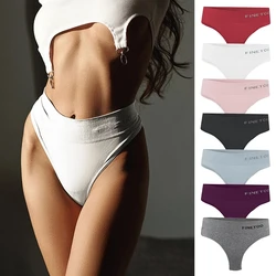 2PCS/Set Underwear G-String Underpant Bodyshaper Women Panty Female Panties Lingerie T-back Seamless Thongs High Waist M-2XL