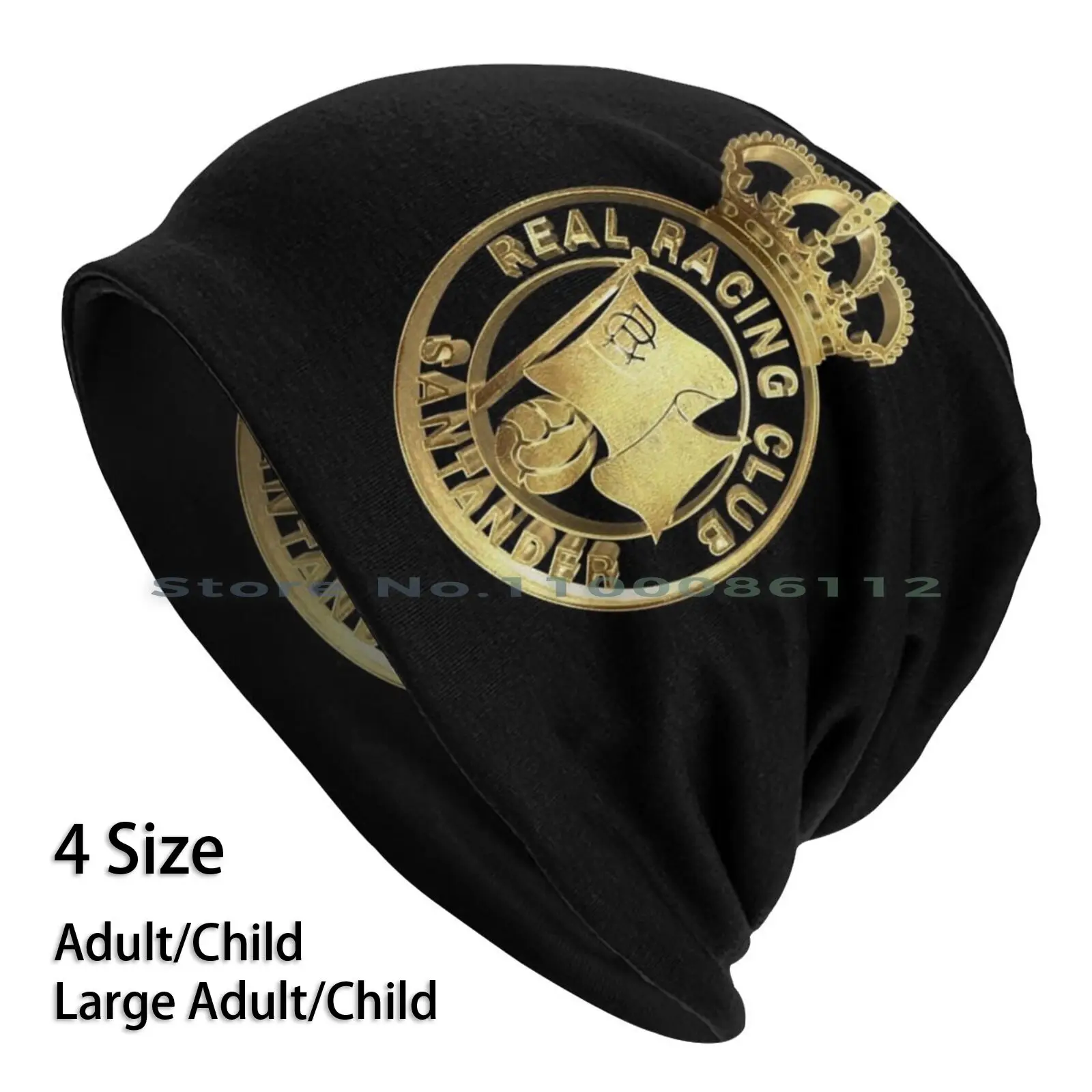 Gold Edition Racing Santander Football Fans From Spain Beanies Knit Hat Visit Racing Racing Football Love Racing Ultra Racing