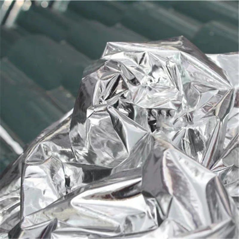 Ultrathin Down Fabric Shiny Silver Metallic Sense DIY Background Decor Down Jacket Windbreaker Coat Clothes Designer Fabric