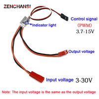 8A 1-6S Electronic Switch PWM 3-30V Input for RC FPV Models Airplane Led Light Controller Engine Switch Interruptor