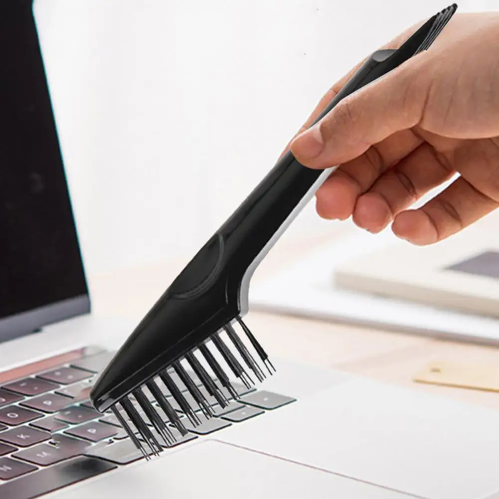 Double-end Design Durable Multifunctional Double-end Design Keyboard Hair Cleaning Brush for Daily Use