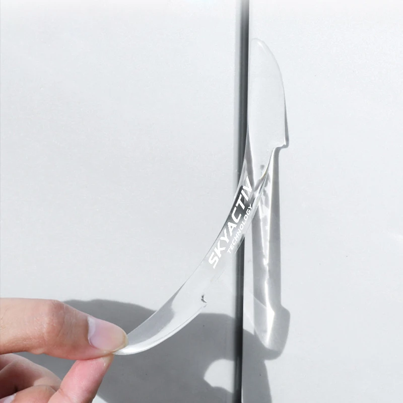 Car door transparent anti-collision protection For Mazda 2 3 5 6 8 Cx3 Cx4 Cx5 Cx7 Cx8 Cx9 Cx30 Mx5 Rx8 Accessories