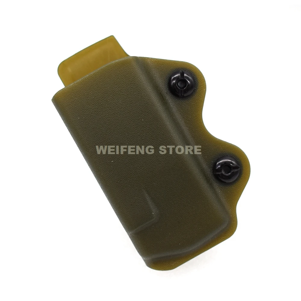 Jagd Holster Kydex IWB Mag Pouch Magazin Träger Holster Schwarz GL 17 22 23 Taktische Schnelle Quick Release Magazin Fall – Detail 7