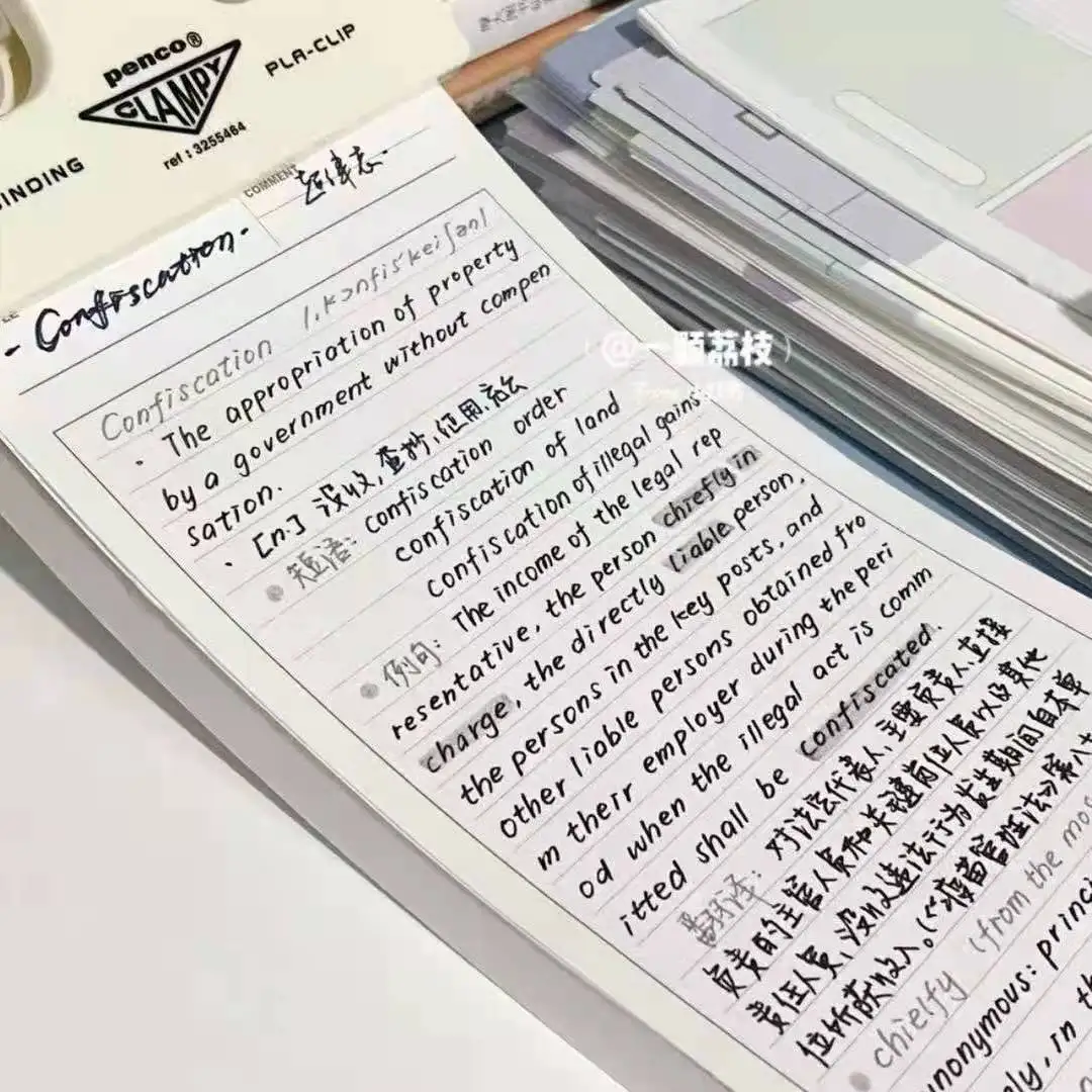 Il taccuino Ultra lungo può strappare il libro degli ospiti della carta per appunti Non appiccicosa in studenti di quaderno di alto valore di carta