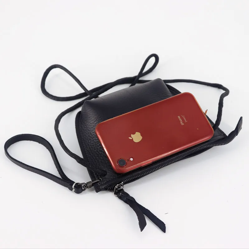 100% Natural Leather Crossbody Bags Women Small Phone Messenger Bags Real Leather Mini Female Shoulder Bag Storage Purse Clutch