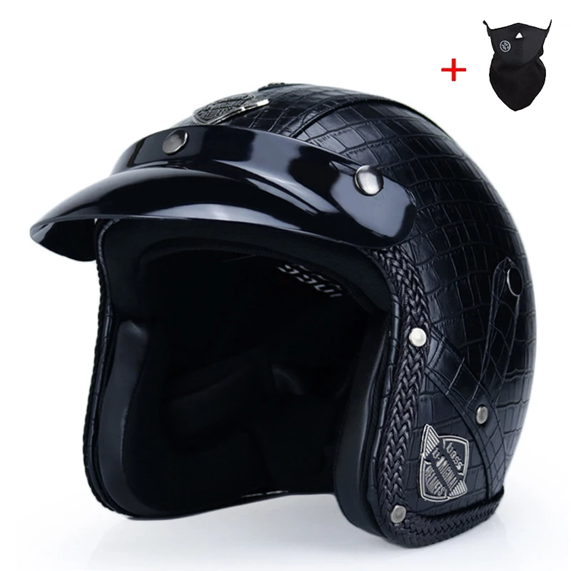 

Hot sale Voss brand casque moto capacete motorcycle helmet vintage helmet high quality 3/4 open face helmets DOT