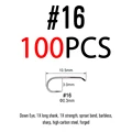 100 piezas Tamaño 16