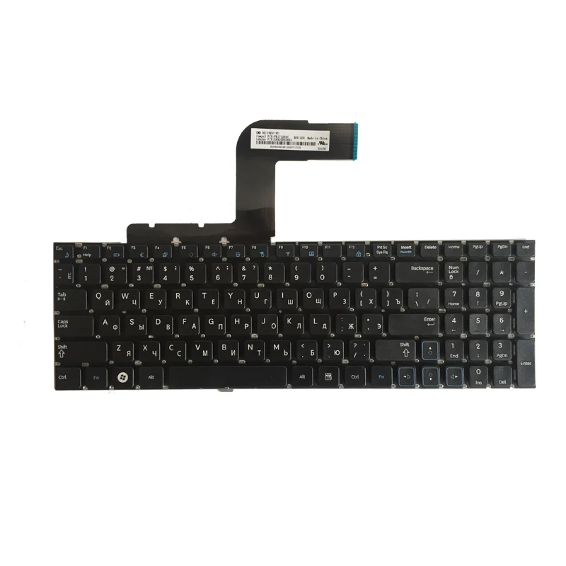 Russische Keyboard Voor Samsung RV509 RV511 NP-RV511 RV513 RV515 RV518 RV520 NP-RV520 Ru Black Laptop Toetsenbord