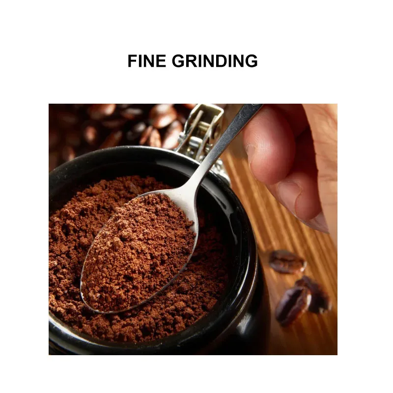 ماكينة القهوة طاحونة القهوة ماكينة القهوة صانع كوب الفولاذ المقاوم للصدأ مع USB شحن للتخييم والمنزل والمطبخ