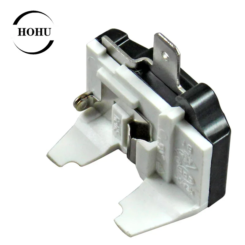 2Pcs Refrigerator Thermal Overload Protector 1/2HP 375W Freezer Compressor Part