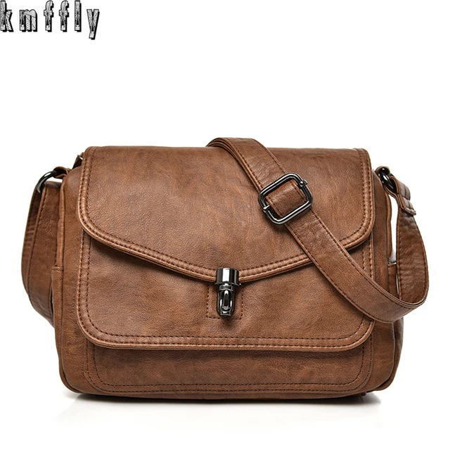 Vintage miękkie skórzane torebki na ramię femmels luksusowe torebki damskie pakiet nowy projektant mała torba typu Crossbody 2021 Sac à Femme