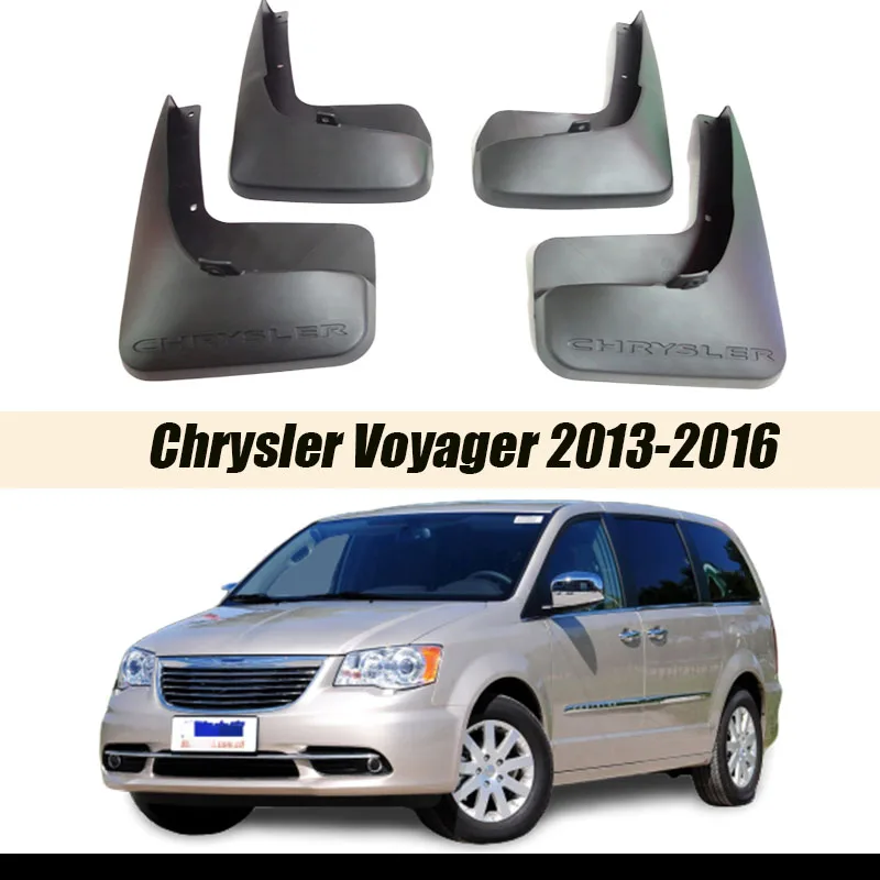 For Chrysler  Voyager mudguards fenders  Voyager mud flaps splash guards car accessories auto styling 2013-2016