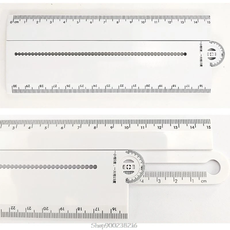 Compass Metal Multifunctional Drawing Circle Tool Ruler Painting Professional DIY Protractor School Office S29 20 Dropship