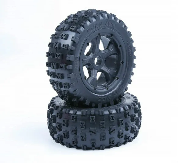 

Knobby Tyre Tires Wheel with Inner Waterproof Foam for 1/5 Losi 5ive T Rovan LT KM K2 Rc Car Parts