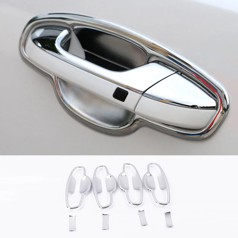 

ABS Chrome For Kia Sportage QL KX5 2016 2017 2018 accessories Car Door protector handle Bowl Cover Trim Sticker Car Styling 8pcs