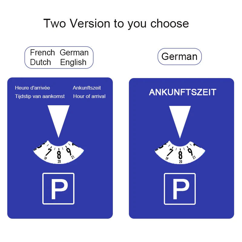 Auto Parkplatz Disc Timer Uhr Ankunft Zeit Display Blau Kunststoff Parkplatz Zeit Werkzeuge 24 Parkplatz Disc Parkplatz Meter