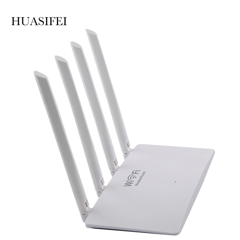 HUASIFEI wireless WIFI router 300Mbps home router wifi repeater 4 * 5dBiAntenna 1LAN 4WAN PPTP, L2TP VPN router