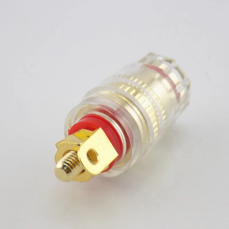 1 زوج/2 قطعة الموز موصل 4 مللي متر الموضوع متوسط مكبر للصوت المتكلم المجرف محطة ملزمة آخر الموز التوصيل المقبس موصل فيديو