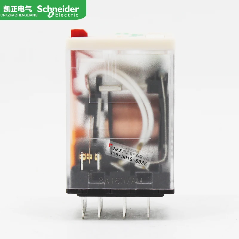 10 pieces of  Genuine Schneider plug-in intermediate relay small RXM4AB2P7 AC230V four open four closed