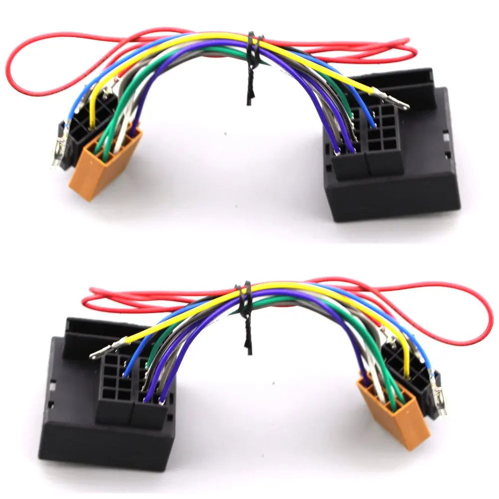 Car Radio Power Cable Adapter For SKODA Fabia/Rapid/Octavia/Superb/Yeti/Kodiaq/Karoq ISO Harness Aftermarket Stereo Wire