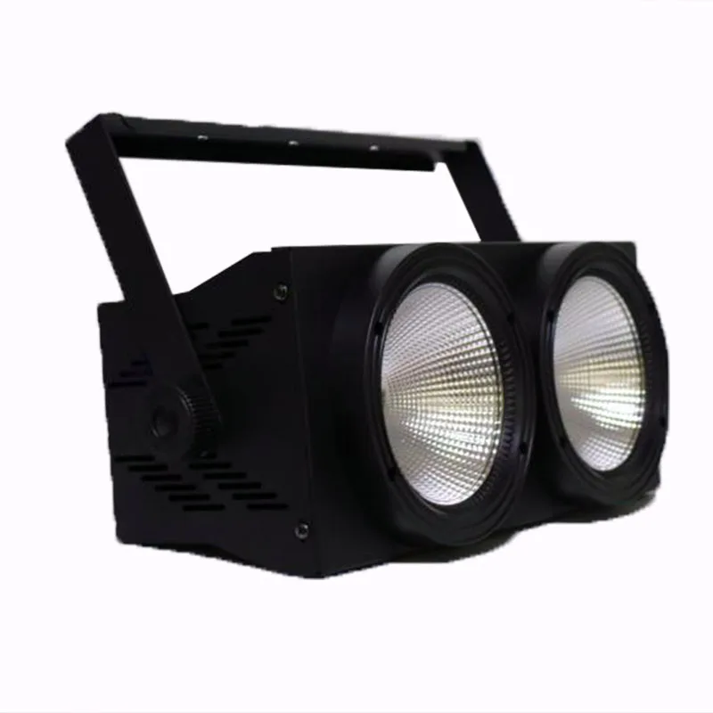 2×100W COB Stage Effect Blinder Light 200W Warm Cool White For DJ Disco Wedding Party  Bar Nightclub Lighting