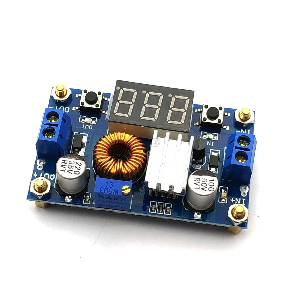 XL4015 5A High Power 75W DC-DC Einstellbare Schritt-down Modul + LED Voltmeter Netzteil Modul