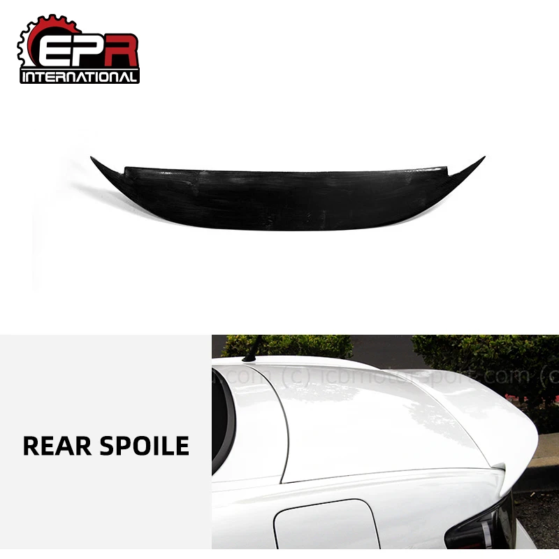 FRP Unpainted Wing Lip For Honda S2000 Glass Fiber BYS Style Ducktail Spoiler Body Kit Tuning Trim Racing Lip Bodykits