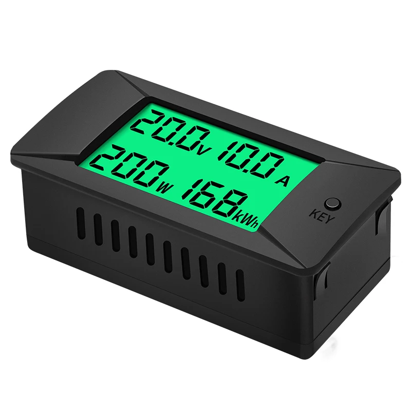 Peacefair PZEM-025 DC Display Digital Volt Meter Car Bidirectional Ammeter Power Kwh Watt Meter 300v 50A Shunt Bulit-in