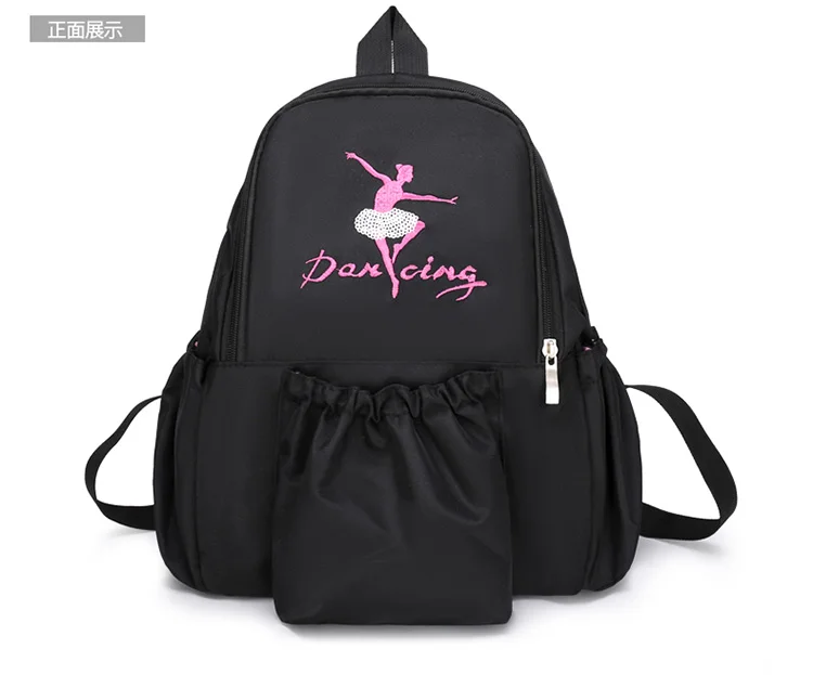 kid Dance Shoe Bag Girl Ballet Dance Bag for Girl Dancing Ballet Bags For Children Ballerina School Backpack Satchel Pink Black