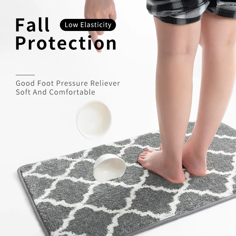 

Rug Anti Fatigue Kitchen Mat Carpet Door Mat Rugs For Bedroom Water-absorbing 0il-absorbing Non-slip Dirt-resistant Waterproof