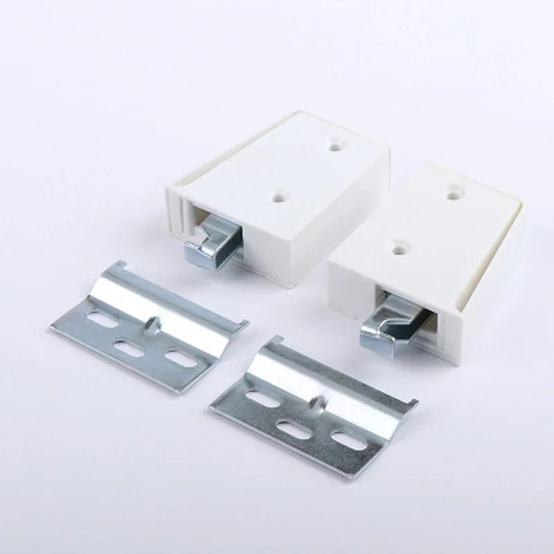 2pc ABS hidden Cabinet Wardrobe Hanging Code Furniture Fittingshanging wall cabinet connecting piece Furniture Hardware Fittings