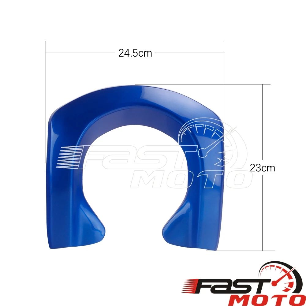 For Harley Dyna Sport Fat Bob Low Rider Street Bob FLD FXDWG FXDF FXDB Motorbike Head Light Cover Blue Headlight Fairing Bezel