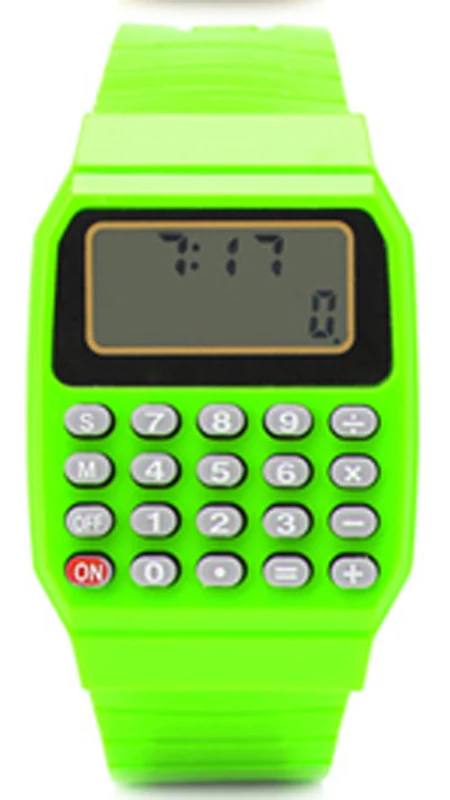 2023 Kinderen Horloges Mode Creatieve Calculator Horloges Led Digitale Horloges Kids Multifunctionele Elektronische Horloges