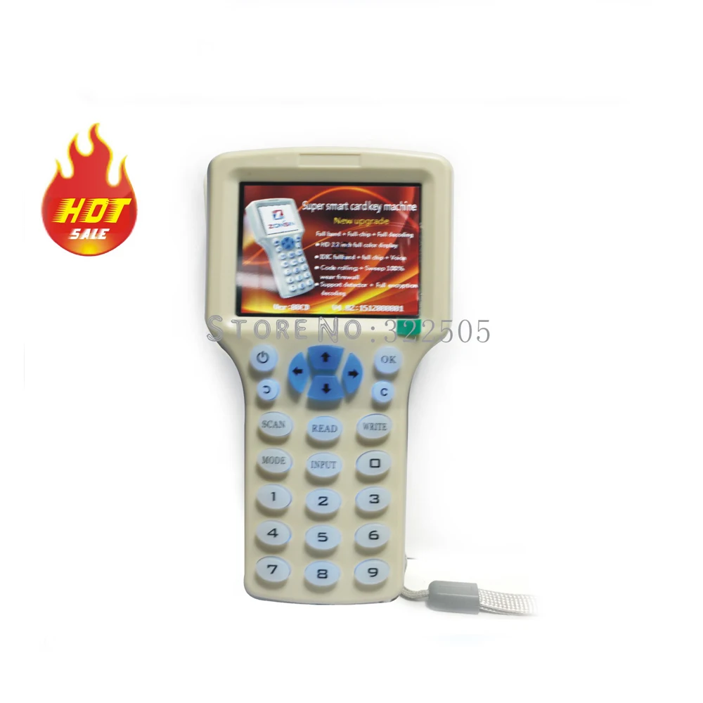 Encrypted Copy Programming RFID 125KHz T5577 Copier Duplicator Card NFC CUID 13.56MHz Tag Reader FUID Key Writer