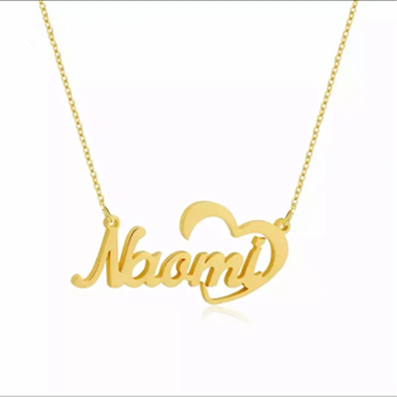 

Personalized Name Choker Gold Color Neckalces Custom Jewelry Romantic Gift Stainless Steel Necklace Women Collares De Moda 2022