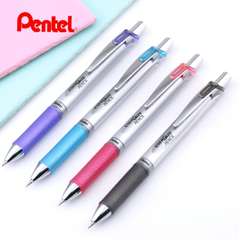 Japanese Pentel mechanical pencil PL75 rubber pen holder, used for writing hand-painted comics and sketches in the office. Mecha