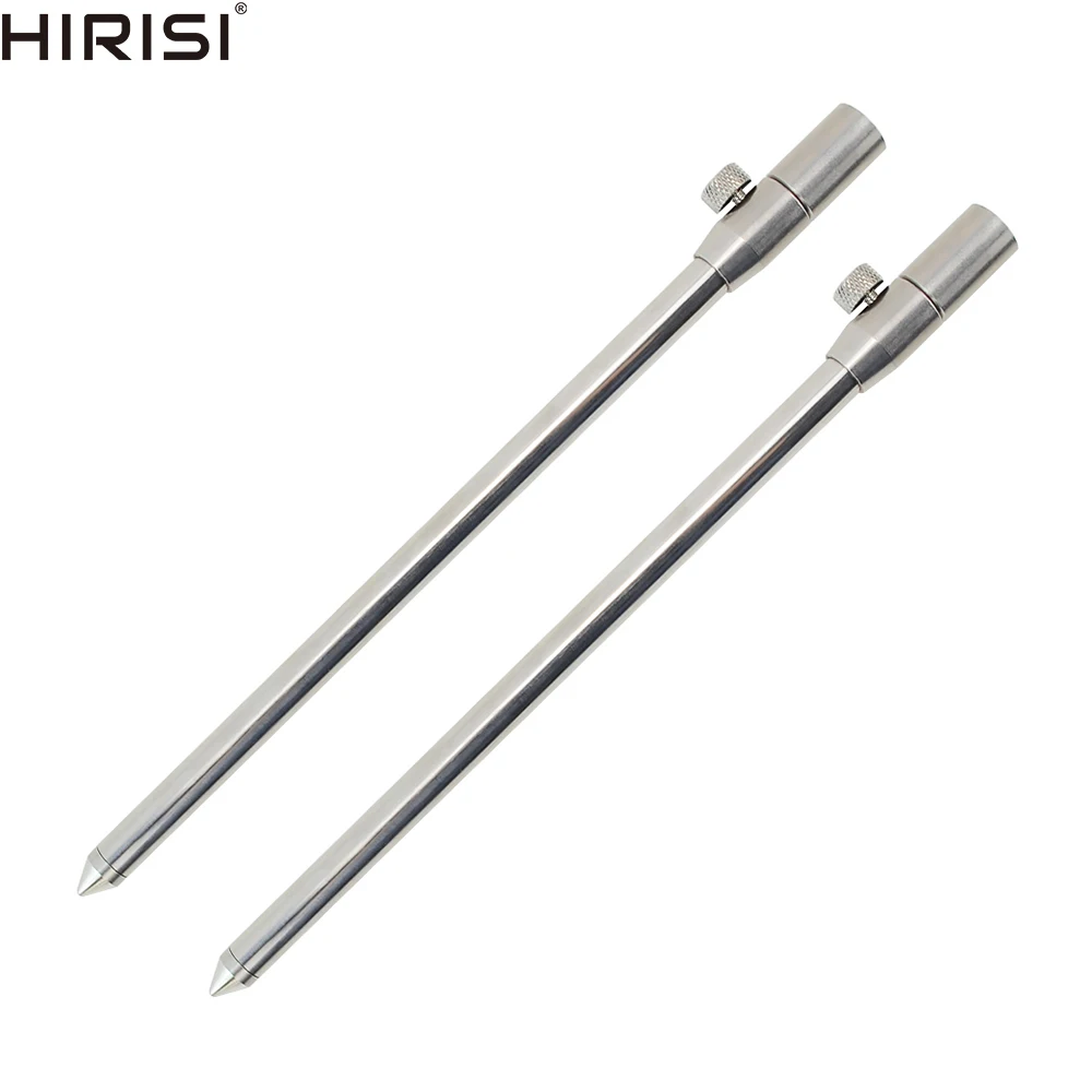 2 pcs Carp Fishing Stainless Steel Bank Sticks Fishing Rod Pod Support