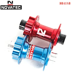 NOVATEC bicycle front hubs parts AM DOWNHILL DH 20mm*110mm 32H Bicicleta accessories Barrel shaft DH41SB bike bearing front drum