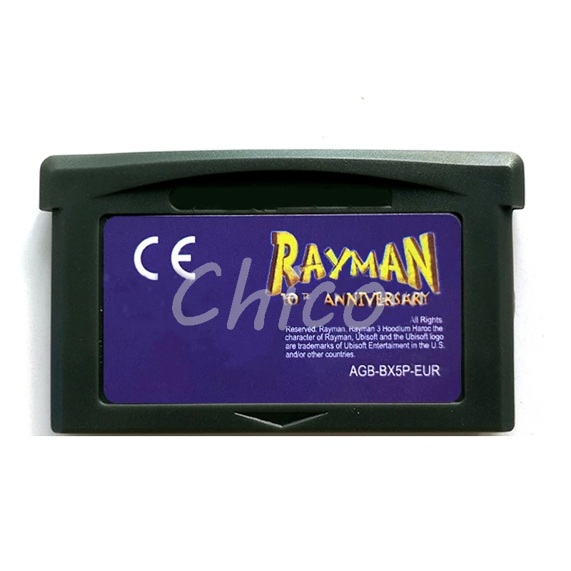 Rayman 10th Anniversary Video Game Memory Cartridge Card for 32 Bit Console Accessories EU