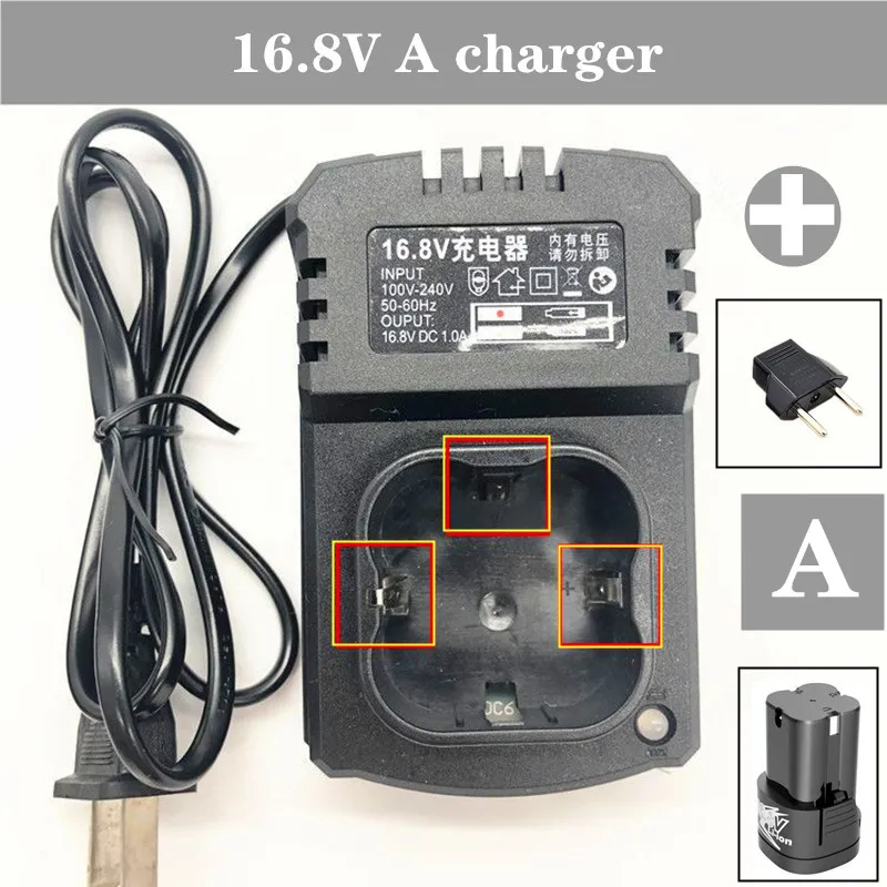 XLTOWN 12/16.8/21/25V Charger Lithium Battery Charger Electric Screwdriver Battery Dedicated Charging Equipment Drill Charger